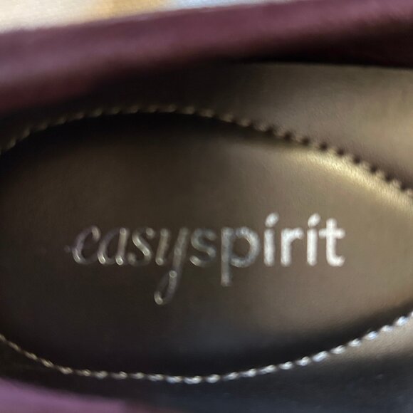 NEW (NWOT) Easy Spirit Airey burgundy leather pumps sz 7 - Picture 6 of 13